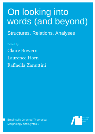 On looking into words (and beyond): Structures, Relations, Analyses