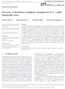 Geometry of distributive multiparty entanglement in 4 &minus; qubit hypergraph states