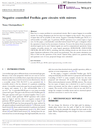 Negative controlled Fredkin gate circuits with mirrors