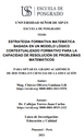 Estrategia formativa matemática basada en un modelo lógico contextualizado formativo para la capacidad de resolución de problemas matemáticos