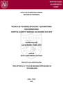 Técnica de facoemulsificación y astigmatismo postoperatorio Hospital Alberto Sabogal Sologuren 2018-2019