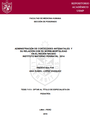 Administración de corticoides antenatales y su relación con su morbi-mortalidad en el recién nacido. Instituto Materno Perinatal, 2014