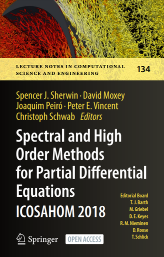 Spectral and High Order Methods for Partial Differential Equations ICOSAHOM 2018