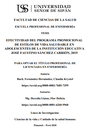 Efectividad del programa promocional de estilos de vida saludable en adolescentes de la Institución Educativa José Faustino Sánchez Carrión