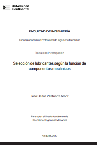 Selección de lubricantes según la función de componentes mecánicos