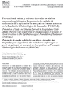 Prevención de caídas y lesiones derivadas en adultos mayores hospitalizados: Experiencia de cuidado de enfermería de la aplicación de una guía de buenas prácticas en la Fundación Oftalmológica de Santander (FOSCAL)