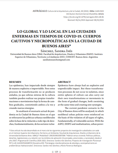 Lo global y lo local en las ciudades enfermas en tiempos de COVID-19: cuerpos cautivos y necropolíticas en la ciudad de Buenos Aires