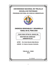 Energías renovables y desarrollo rural en el Perú - 2008