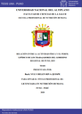 Relación entre la actividad física y el perfil lipídico de los trabajadores del Gobierno Regional de Puno, 2019