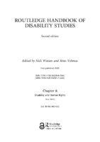 Chapter 6 Disability and Human Rights