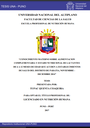 Conocimiento materno sobre alimentación complementaria y estado nutricional de lactantes de 6 a 12 meses de edad que acuden a Establecimientos de Salud del distrito de Paratia, noviembre - diciembre 2014