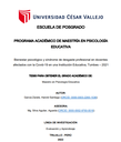 Bienestar psicológico y síndrome de desgaste profesional en docentes afectados con la Covid-19 en una institución educativa, Tumbes – 2021