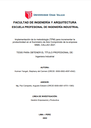 Implementación de la metodología (TPM) para incrementar la productividad en el suministro de aire comprimido de la empresa SIMA, Callao 2021