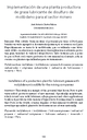 Implementación de una planta productora de grasa lubricante de disulfuro de molibdeno para el sector minero
