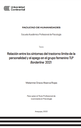 Relación entre los síntomas del trastorno límite de la personalidad y el apego en el grupo femenino TLP Borderline Borderline 2021
