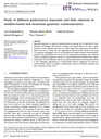 Study of different performance measures and their relations in satellite-based and terrestrial quantum communication