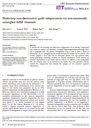 Multi-hop non-destructive qudit teleportation via non-maximally entangled GHZ channels