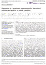 Preparation of a biomimetic superomniphobic hierarchical structure and analysis of droplet wettability