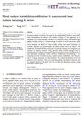 Metal surface wettability modification by nanosecond laser surface texturing: A review