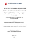 Eficiencia del carbón activado de semilla de Huarango (Prosopis Pallida) para la adsorción de plomo (Pb), Chimbote-2022