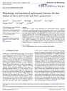Morphology and mechanical performance between the skin surface of Rana dybowskii and Bufo gargarizans