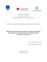 Migración internacional de retorno en Uruguay : magnitud, selectividad y reinserción laboral en tiempos de crisis económica internacional