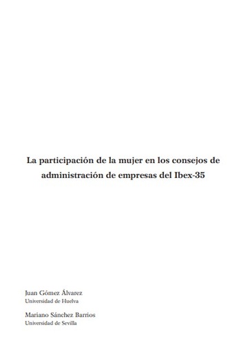 La participación de la mujer en los consejos de administración de empresas del Ibex-35