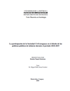 La participación de la Sociedad Civil uruguaya en el diseño de las políticas públicas de infancia durante el período 2010-2019