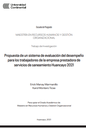 Propuesta de un sistema de evaluación del desempeño para los trabajadores de la empresa prestadora de servicios de saneamiento Huancayo 2021