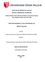 Terapia antituberculosa: factores asociados a reacciones adversas; VIH y diabetes mellitus, Piura 2017-2020