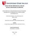 Características clinicoepidemiológicas de neumonía adquirida en la comunidad en el Hospital María Auxiliadora 2019