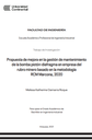 Propuesta de mejora en la gestión de mantenimiento de la bomba pistón-diafragma en empresa del rubro minero basado en la metodología RCM Marcona, 2020