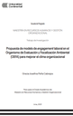 Propuesta de modelo de engagement laboral en el Organismo de Evaluación y Fiscalización Ambiental (OEFA) para mejorar el clima organizacional