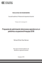Propuesta de optimización del proceso operativo en un policlinico ocupacional Arequipa 2018