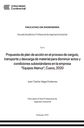 Propuesta de plan de acción en el proceso de carguío, transporte y descarga de material para disminuir actos y condiciones subestándares en la empresa “Equipos Atenuz”, Cusco, 2020