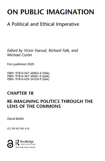 Chapter 18 Re-imagining Politics through the Lens of the Commons