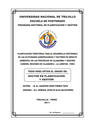 Planificación territorial para el desarrollo sostenible de las actividades agropecuarias y factores de impacto ambiental en las provincias de cajabamba y sánchez carrión, regiones de cajamarca - la libertad - Perú