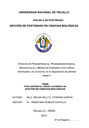 Eficiencia de pseudomonas sp, rhodopseudomonas sp, micrococcus sp y bacillus sp empleados como cultivos individuales y en consorcio, en la degradación de petróleo diesel ii