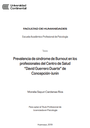Prevalencia de síndrome de Burnout en los profesionales del centro de salud “David Guerrero Duarte” de Concepción – Junín