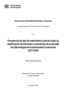 Prevalencia de tipo de edentulismo parcial según la clasificación de Kennedy en pacientes de la Escuela de Odontología de la Universidad Continental 2017-2018
