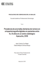 Prevalencia de anomalías dentarias de número en ortopantomografía digitales en pacientes entre 6 y 15 años en un centro radiológico Ayacucho, 2018
