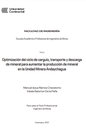 Optimización del ciclo de carguío, transporte y descarga de mineral para aumentar la producción de mineral en la Unidad Minera Andaychagua