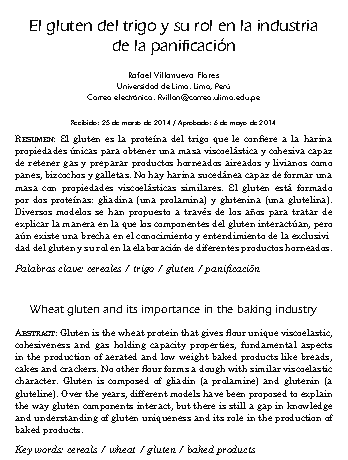 El gluten del trigo y su rol en la industria de la panificación