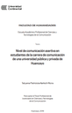 Nivel de comunicación asertiva en estudiantes de la carrera de comunicación de una universidad pública y privada de Huancayo