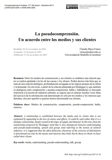 La pseudocomprensión. Un acuerdo entre los medios y sus clientes