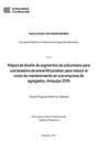 Mejora de diseño de segmentos de poliuretano para una lavadora de arena McLanahan para reducir el costo de mantenimiento en una empresa de agregados, Arequipa 2019