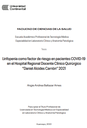 Linfopenia como factor de riesgo en pacientes COVID-19 en el Hospital Regional Docente Clínico Quirúrgico “Daniel Alcides Carrión” 2021