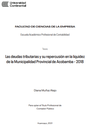 Las deudas tributarias y su repercusión en la liquidez de la Municipalidad Provincial de Acobamba - 2018