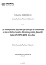 Las interrupciones laborales y el principio de continuidad en los contratos modales del sector privado, Casación Laboral N.°16716-2016 - Lima Este