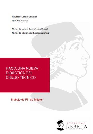 HACIA UNA NUEVA  DIDÁCTICA DEL DIBUJO TÉCNICO